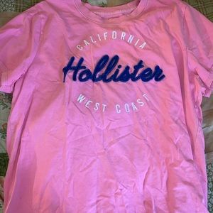 Pink Hollister shirt size XL